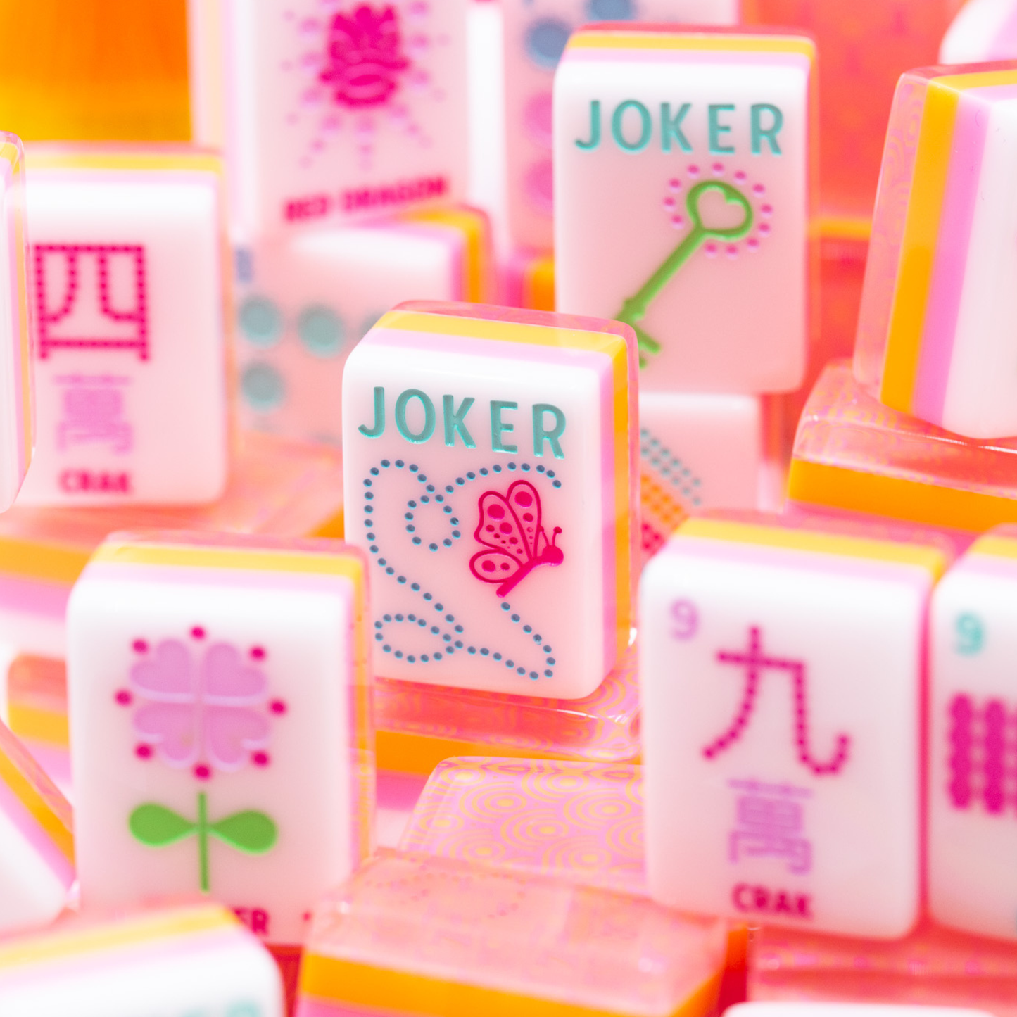 (COMING SOON) CRYSTAL CONFETTI  |  Sorbet Pink  |  Mahjong with a Sprinkle of Color and Joy