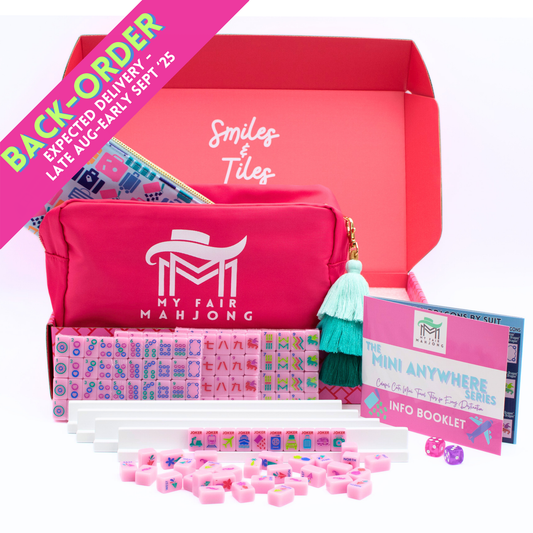 MINI TRAVEL MAHJONG  |  Mini Anywhere Series  |  Pink