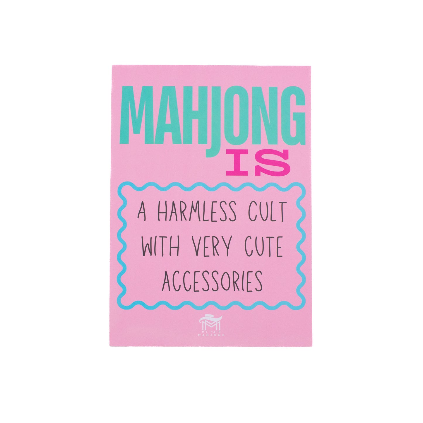 MAHJONG SHUFFLE CARD  |  Mahjong Is Series  |  Sized to Store with League Cards