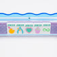 (PRE-ORDER) Crystal Confetti Purple | Mahjong with a Sprinkle of Color and Joy | Clear Top with Colorful Pattern and Layers