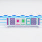 (PRE-ORDER) Crystal Confetti Purple | Mahjong with a Sprinkle of Color and Joy | Clear Top with Colorful Pattern and Layers