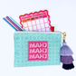 Mahjong Card & Accessory Bag  |  Fits Oversized League Cards & Mini 20mm Mahjong Tile Sets