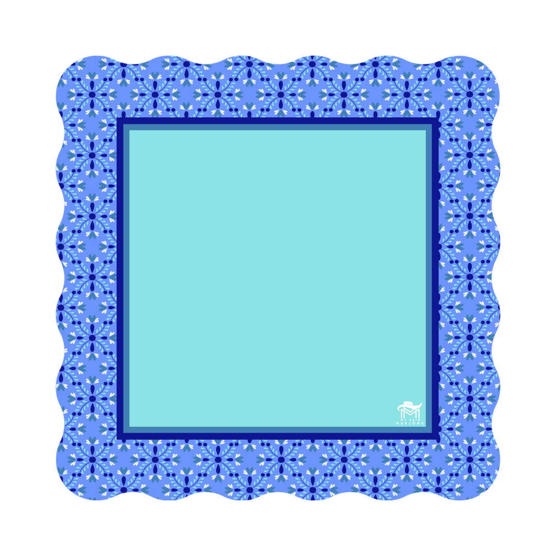 (COMING SOON) MAHJONG MAT  |  Garden Party  |  Bluebell  |  31" x 31"