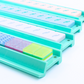 Mahjong Racks in Green and made of Premium Acrylic with colorful mahjongg tiles shown