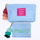 Mahjong Card & Accessory Bag  |  Fits Oversized League Cards & Mini 20mm Mahjong Tile Sets