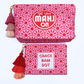 Mahjong Card & Accessory Bag |  Fits Oversized League Cards & Mini 20mm Mahjong Tile Sets