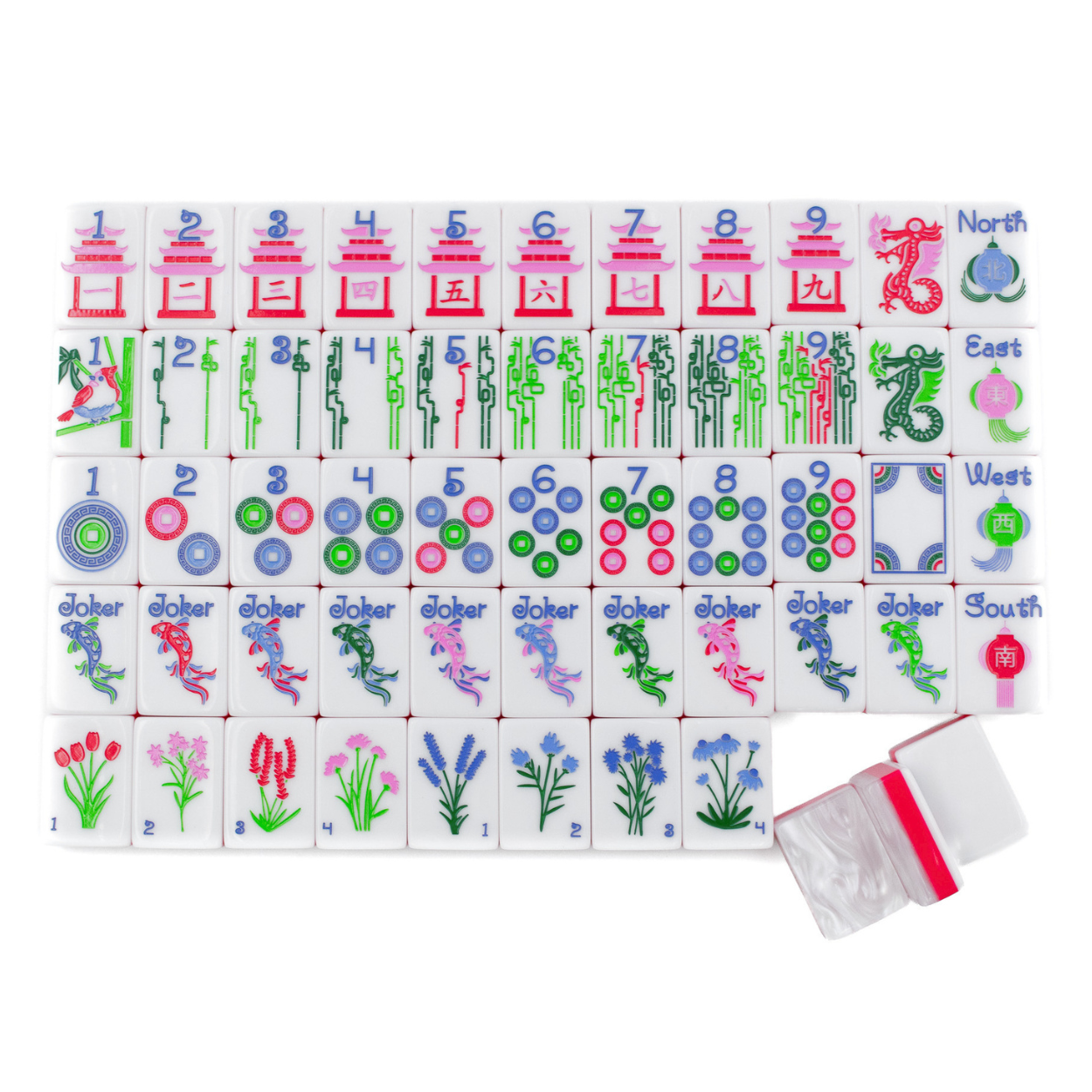 (PRE-ORDER) THE JUBILEE SERIES  |  Celebrate Mahjong, Share The Moment  |  Pearl White