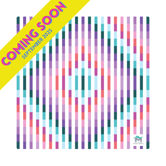 MAHJONG MAT  |  Laugh Lines  |  33" x 33"