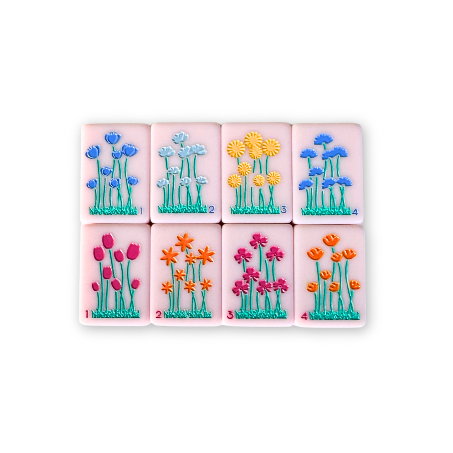(PRE-ORDER) THE LUMERA SERIES  |  Mahjong that Radiates Joy  |  Light Pink Melamine Tile