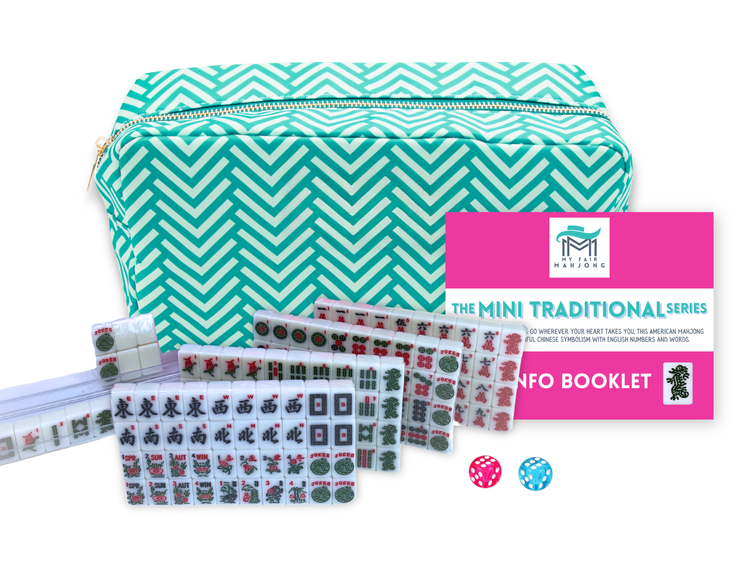 MINI TRADITIONAL TRAVEL MAHJONG | Tiny American Mahjong Set