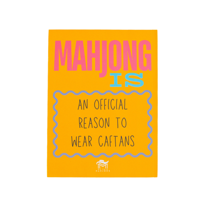 MAHJONG SHUFFLE CARD  |  Mahjong Is Series  |  Sized to Store with League Cards