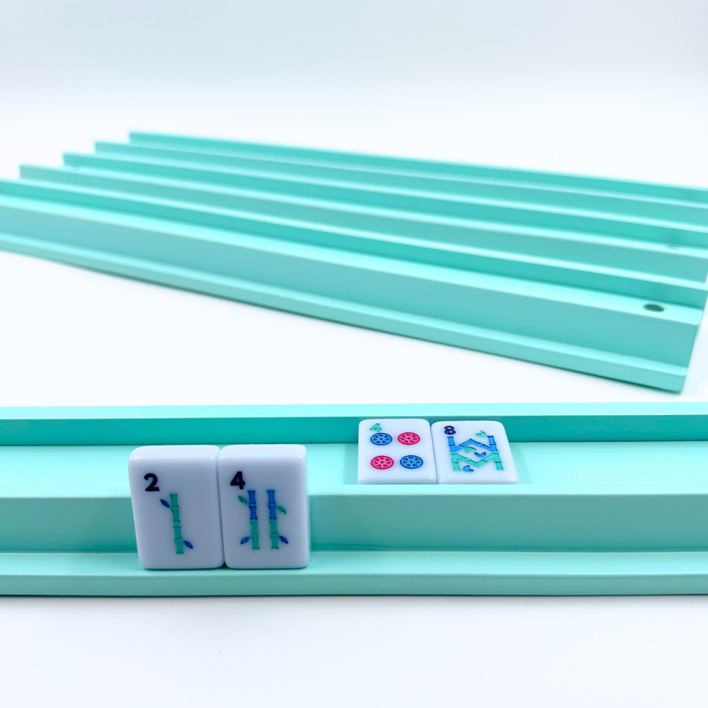 Wooden, Painted Mahjong Racks (20