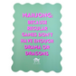 MAHJONG SHUFFLE CARD  |  Scalloped Edges & Bright Colors  |  Sized to Store with Mahjong League Cards