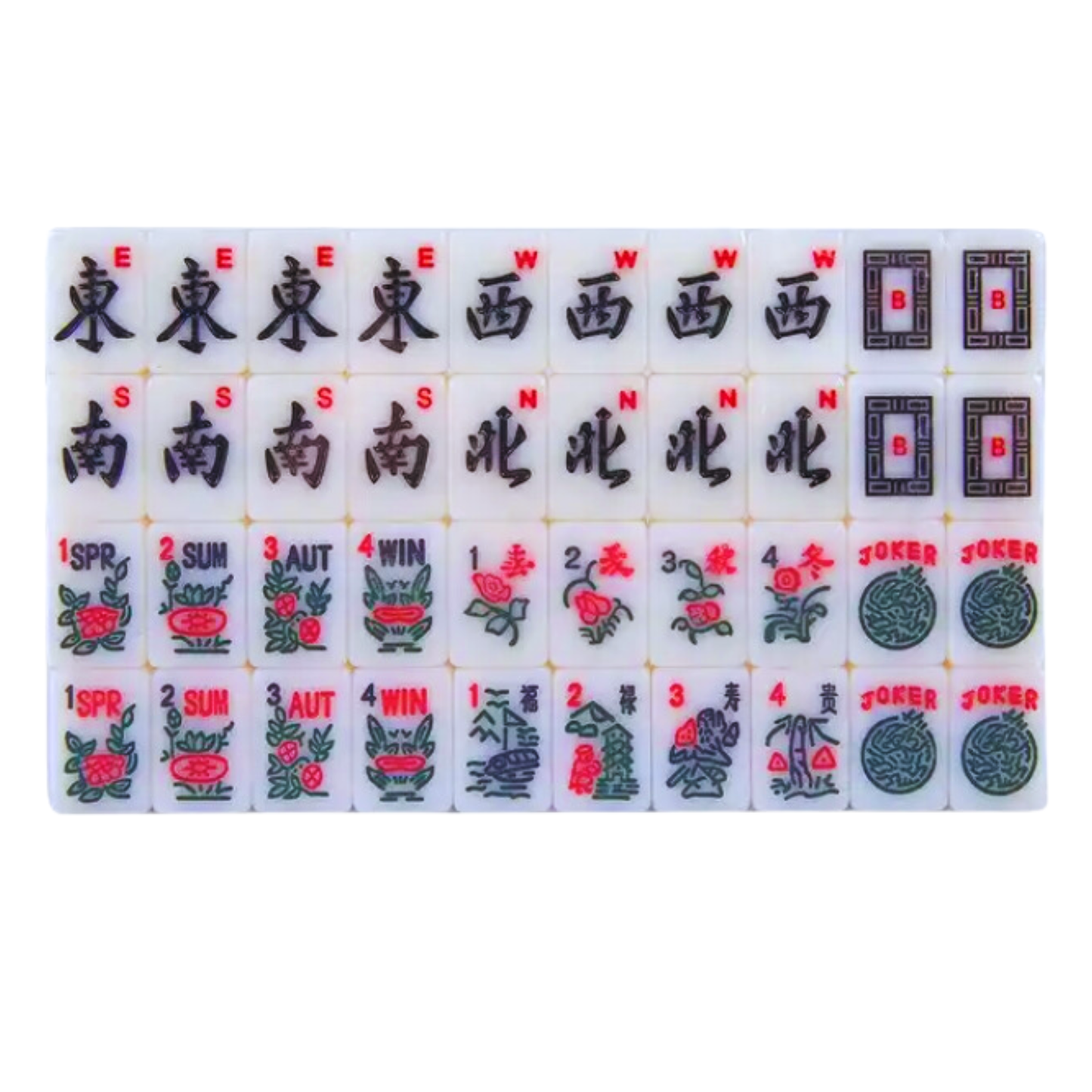 MINI TRADITIONAL SERIES with Upgraded Acrylic Racks | American Mahjong Tiny Travel Set
