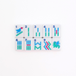(BACK-ORDER) MINI ANYWHERE SERIES- White | Colorful Tiny Travel Mahjong Set