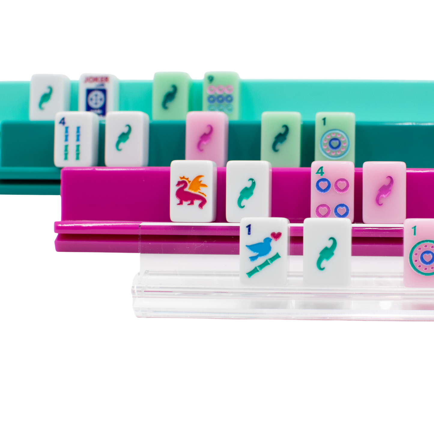 MINI Travel Mahjong Racks | Premium Acrylic | 10.31"