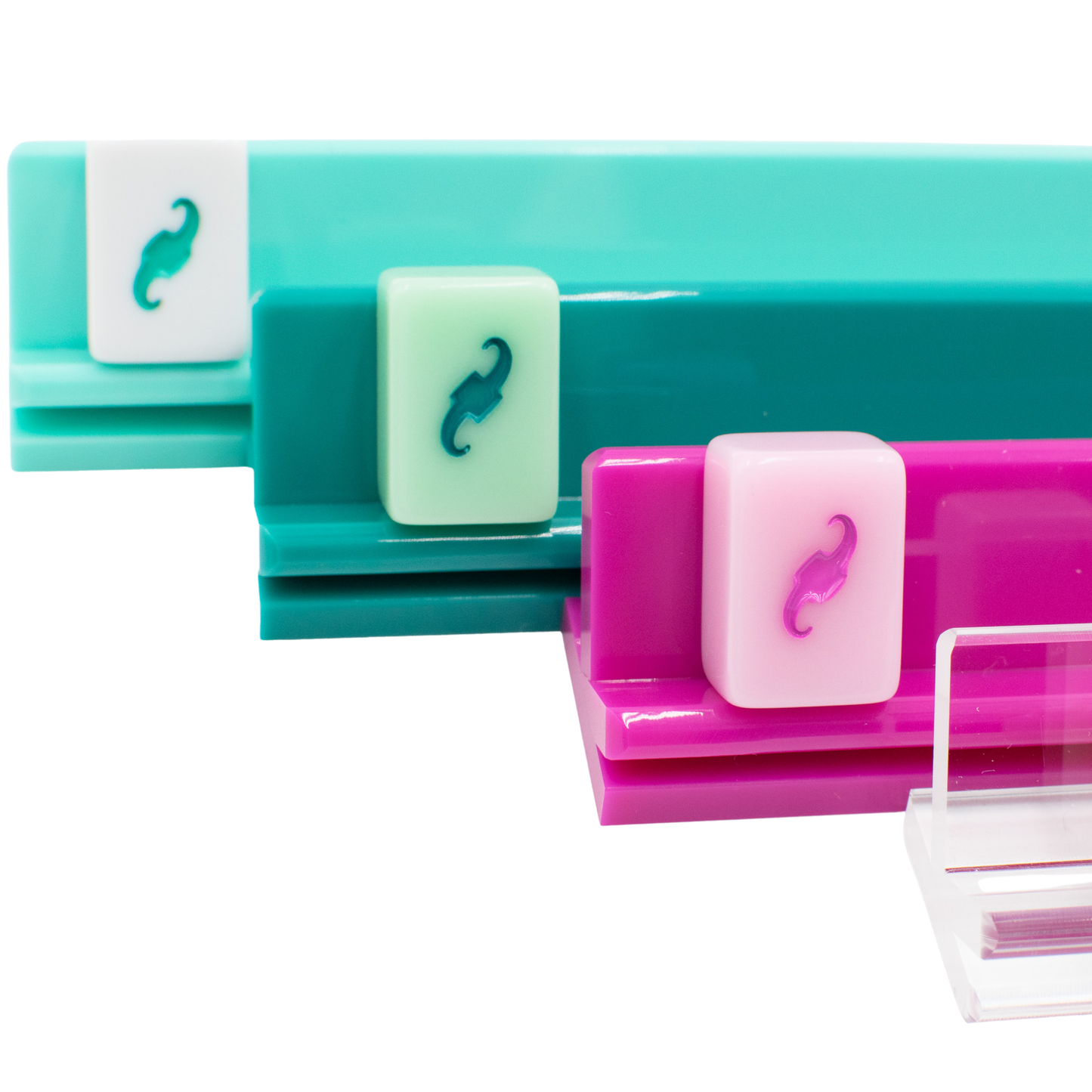 MINI Travel Mahjong Racks | Premium Acrylic | 10.31"