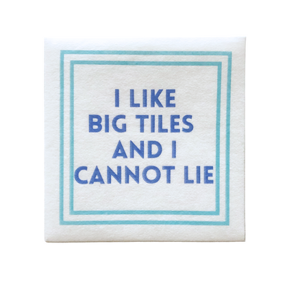 MAHJONG NAPKINS | 5'' x 5'' Luxury, Linen-Feel, Eco-Friendly