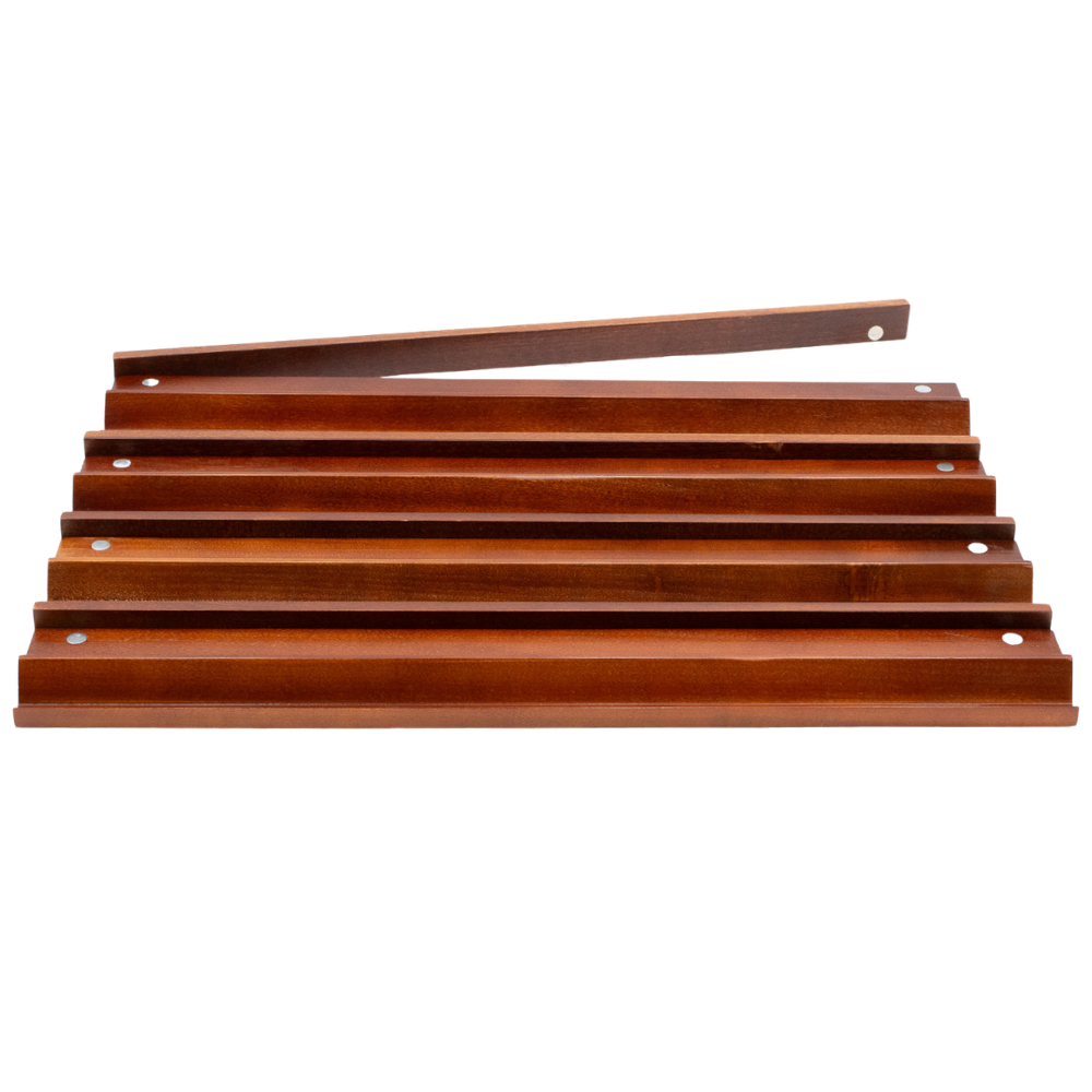 MAHJONG RACKS  |  Wooden  |  4 Racks + 4 Magnetic Pushers