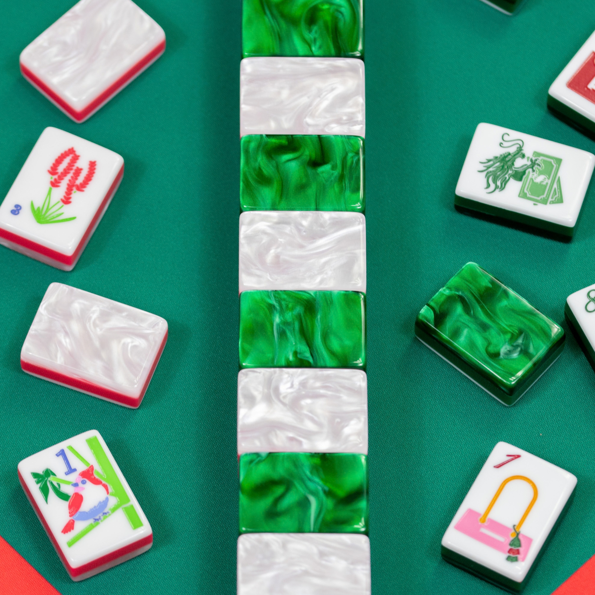 MAHJONG MAT  |  Plaid Tidings  |  31" x 31"
