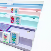 MAHJONG RACKS | Wooden | 4 Racks + 4 Magnetic Pushers – My Fair Mahjong