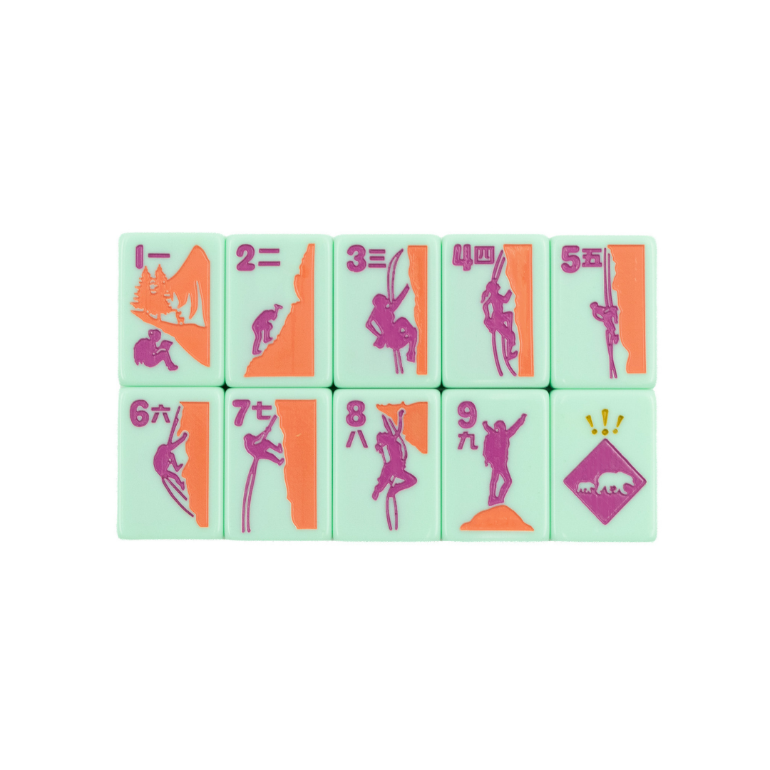 THE PARK SERIES  |  Mahjong with Wilderness Flair  |  Mountain Mint Green