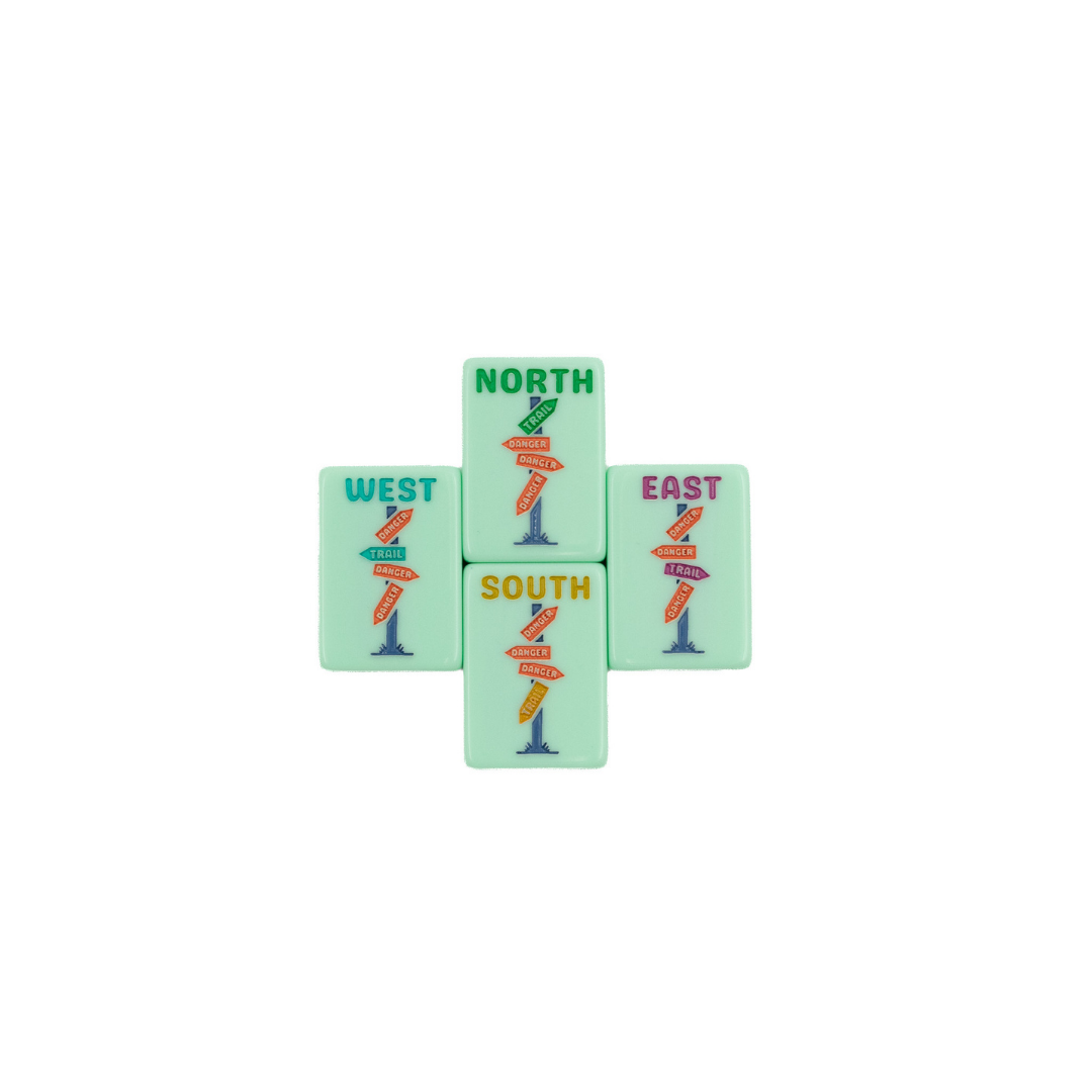 THE PARK SERIES  |  Mahjong with Wilderness Flair  |  Mountain Mint Green