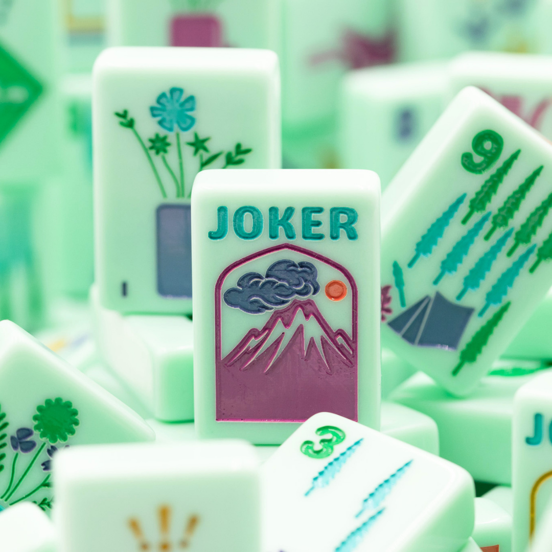 THE PARK SERIES  |  Mahjong with Wilderness Flair  |  Mountain Mint Green