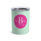 Personalized and Custom Colorful Mahjong Tumbler with Mahjongg tiles Great Gift for Mahj Game Party or Player- Unique Modern Design Pink Blue Green Orange Options for Mah Jongg Cups for Drinks and Cocktails