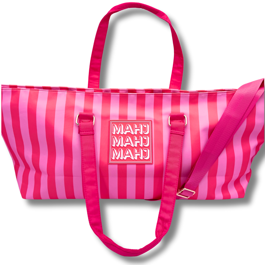 Premium Mahjong Tote Bag | Zipper, Perfect Width and Height | Carry All your Mah Jongg Accessories