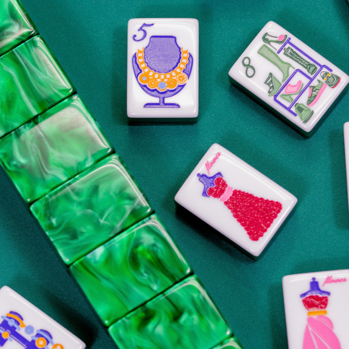 MAHJONG MAT  |  Plaid Tidings  |  31" x 31"