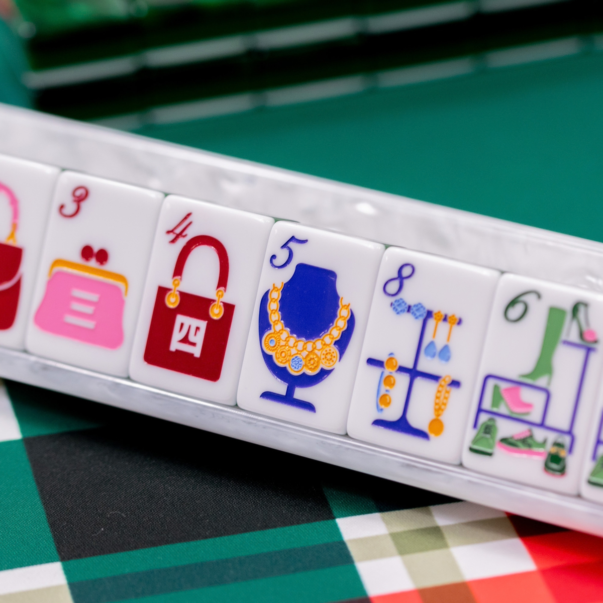 MAHJONG MAT  |  Plaid Tidings  |  31" x 31"