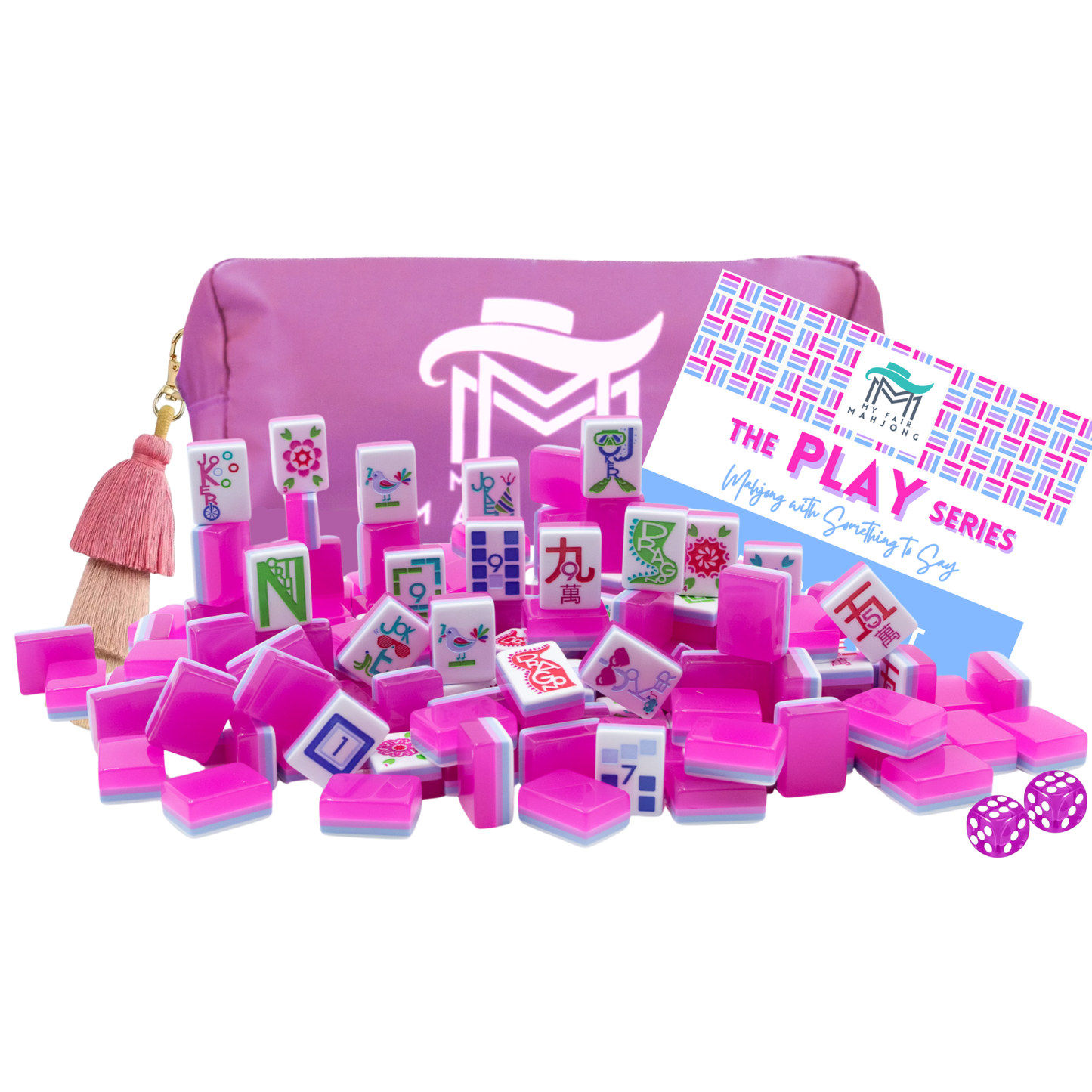 (PRE-ORDER) THE PLAY SERIES  |  PETITE  |  Mahjong with Something to Say  |  Cotton Candy Pink