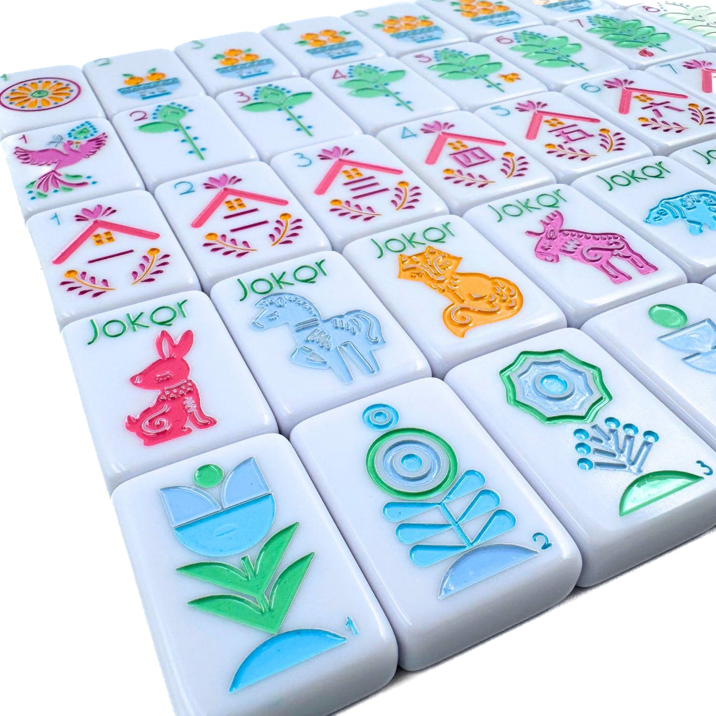 THE SCANDINAVIAN FOLK ART SERIES | Mahjong with Nordic Style