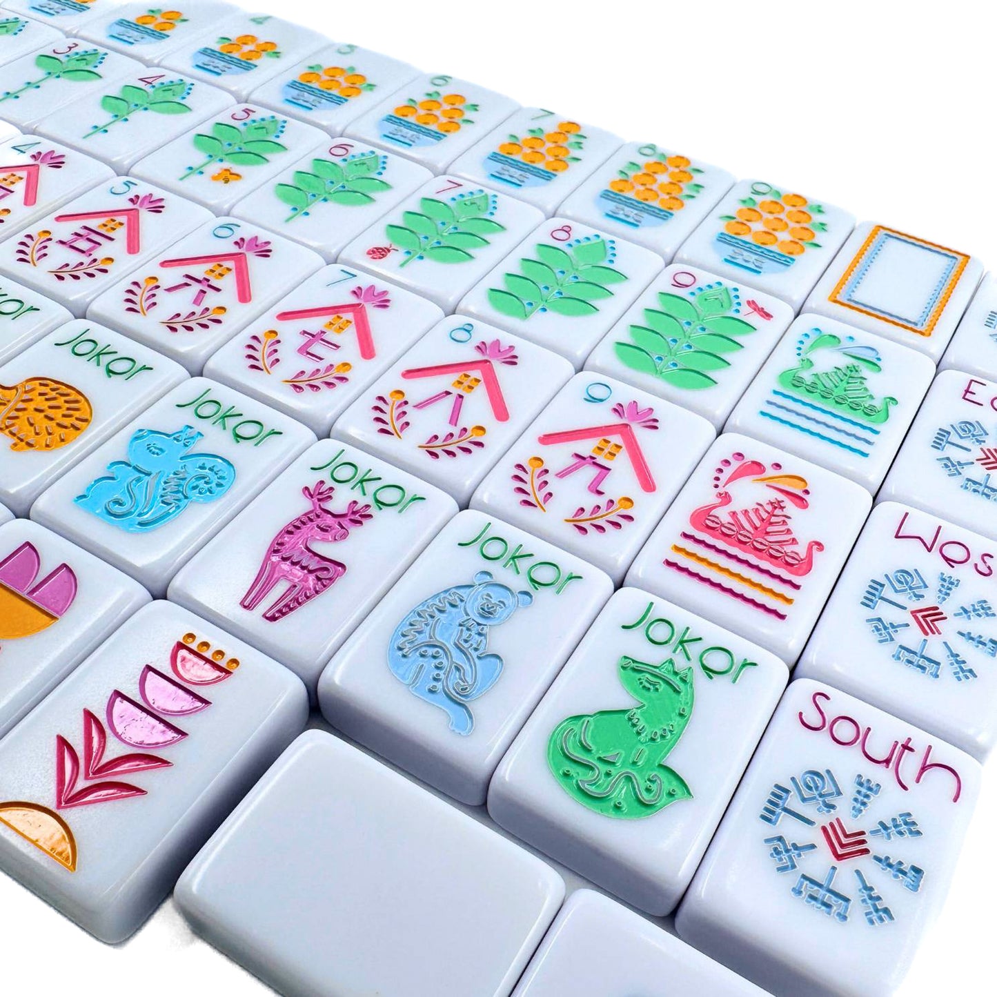 THE SCANDINAVIAN FOLK ART SERIES | Mahjong with Nordic Style