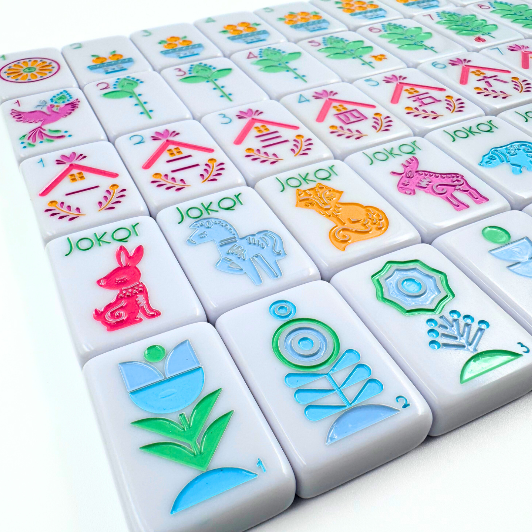 THE SCANDINAVIAN FOLK ART SERIES | Mahjong with Nordic Style | American, Chinese, Riichi, Hong Kong, Singaporean