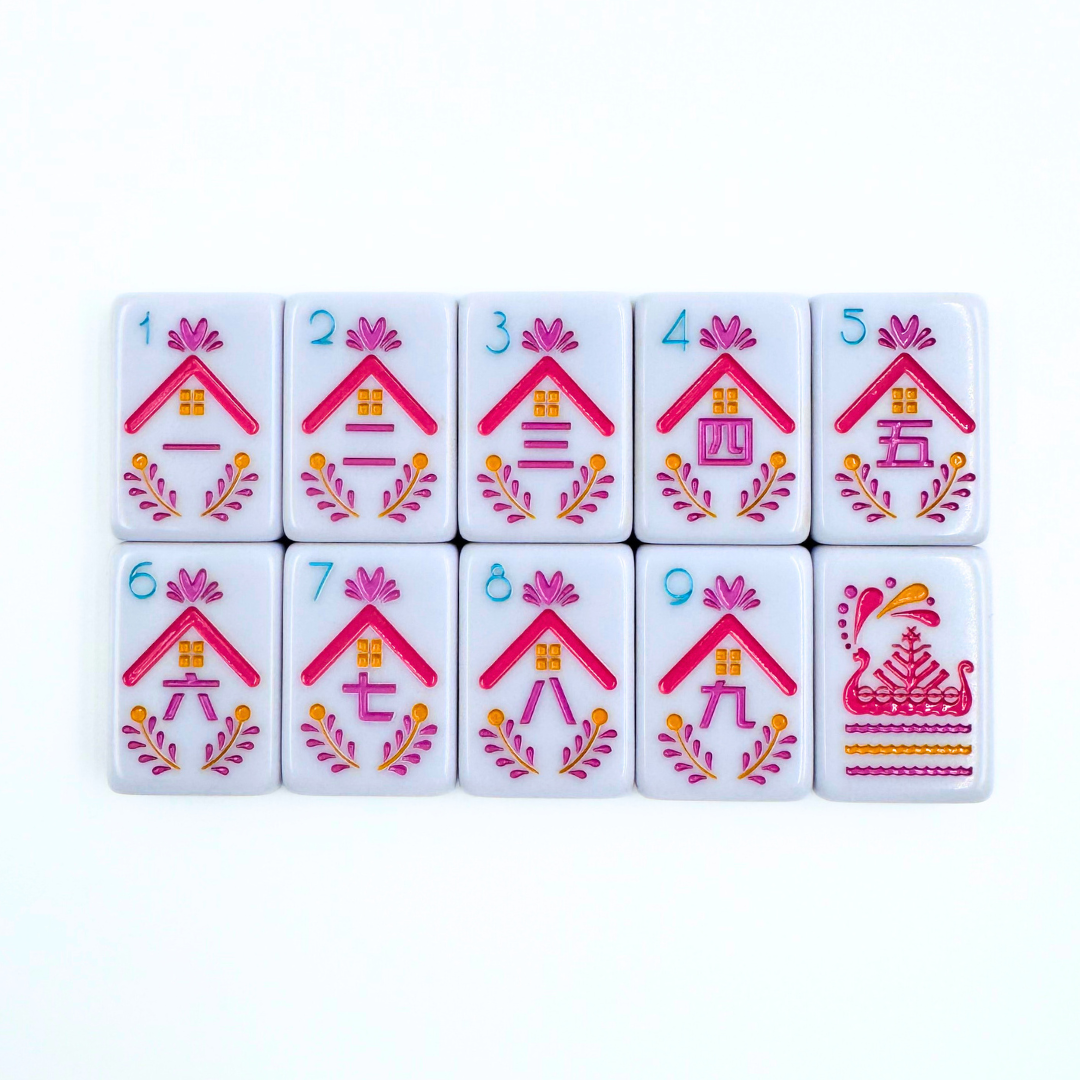 THE SCANDINAVIAN FOLK ART SERIES | Mahjong with Nordic Style | American, Chinese, Riichi, Hong Kong, Singaporean
