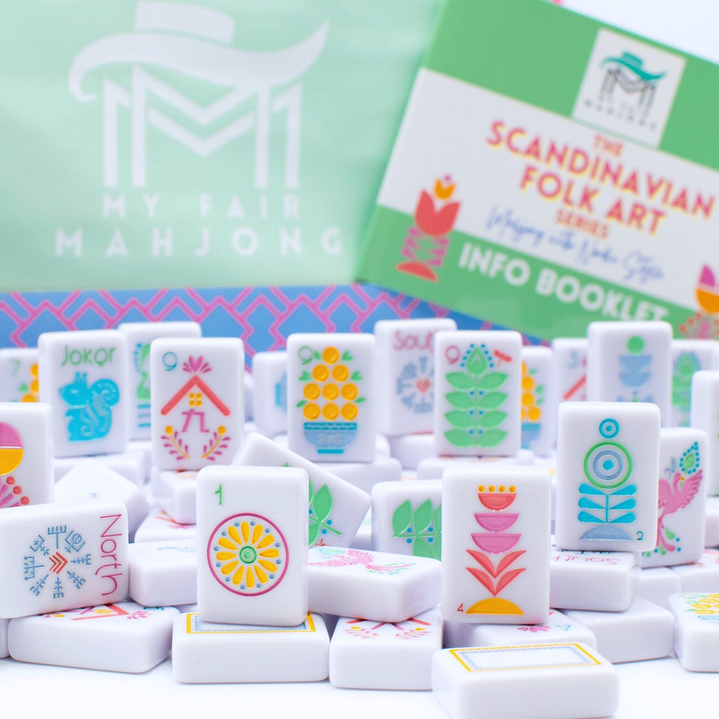 THE SCANDINAVIAN FOLK ART SERIES | Mahjong with Nordic Style