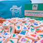 Southwest Mahjong for Mah Jongg Games - Colorful Modern Tile Set with Bright Colors and designs for fun Mahj Crack Bam Dot