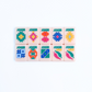 Southwest Mahjong for Mah Jongg Games - Colorful Modern Tile Set with Bright Colors and designs for fun Mahj Crack Bam Dot