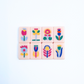Southwest Mahjong for Mah Jongg Games - Colorful Modern Tile Set with Bright Colors and designs for fun Mahj Crack Bam Dot