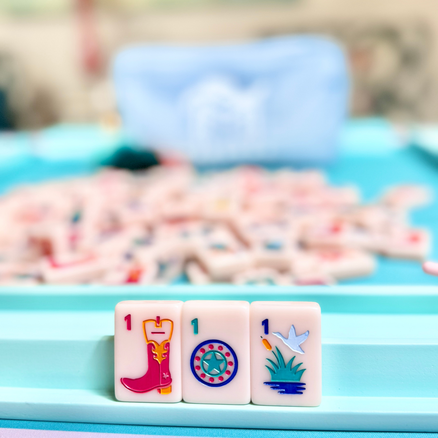 THE TEXAS SERIES | American Mahjong with Lone Star Flair | Colorful Unique Tiles