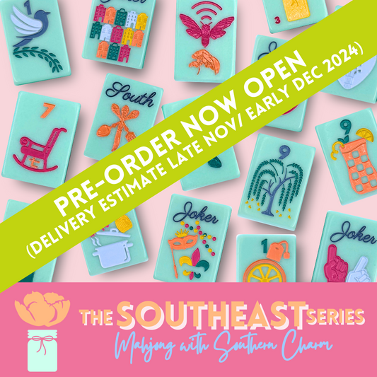 (PRE-ORDER) THE SOUTHEAST SERIES | Mahjong with Southern Charm | American, Chinese, Riichi, Hong Kong, Singaporean