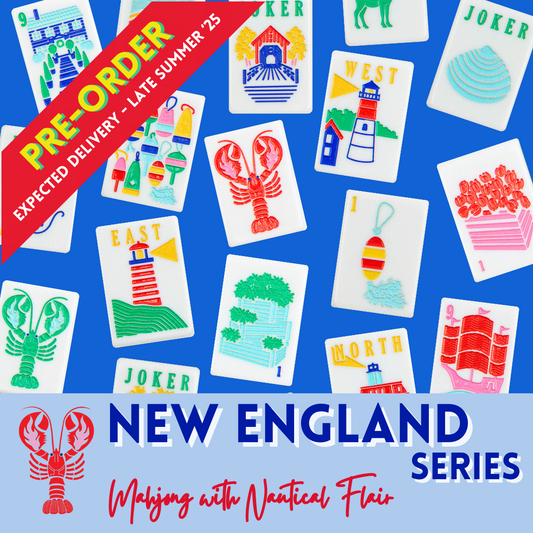 (PRE-ORDER) THE NEW ENGLAND SERIES | Mahjong with Nautical Flair