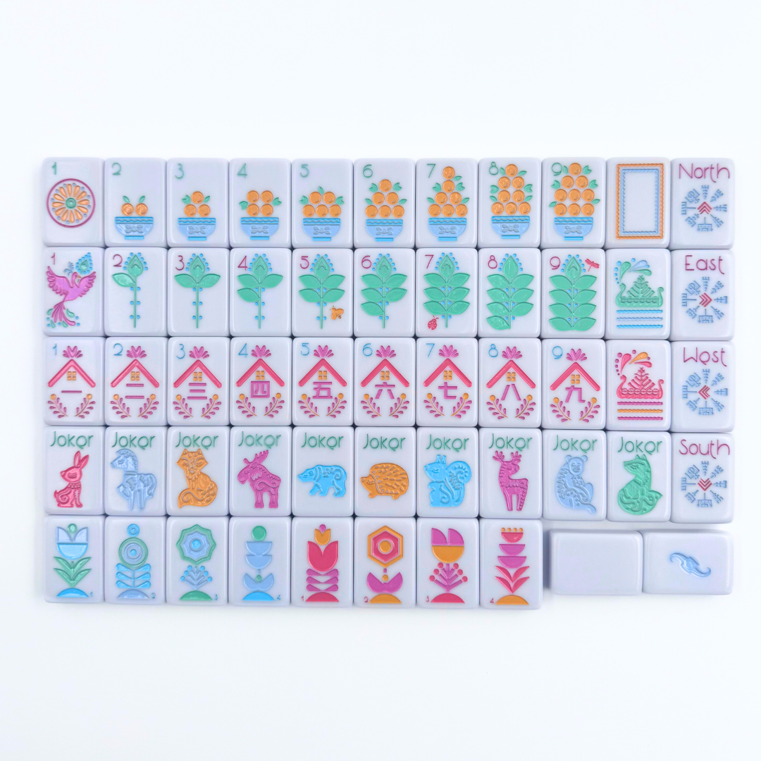 THE SCANDINAVIAN FOLK ART SERIES | Mahjong with Nordic Style