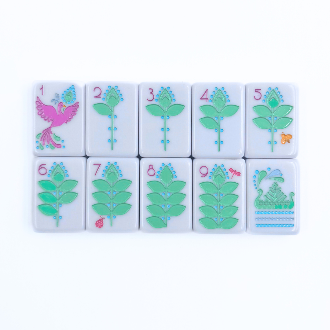 THE SCANDINAVIAN FOLK ART SERIES | Mahjong with Nordic Style