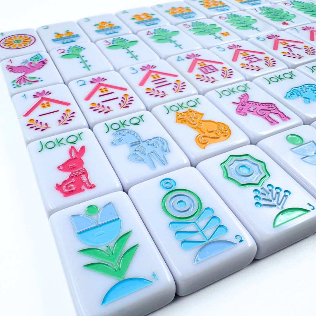 THE SCANDINAVIAN FOLK ART SERIES | Mahjong with Nordic Style