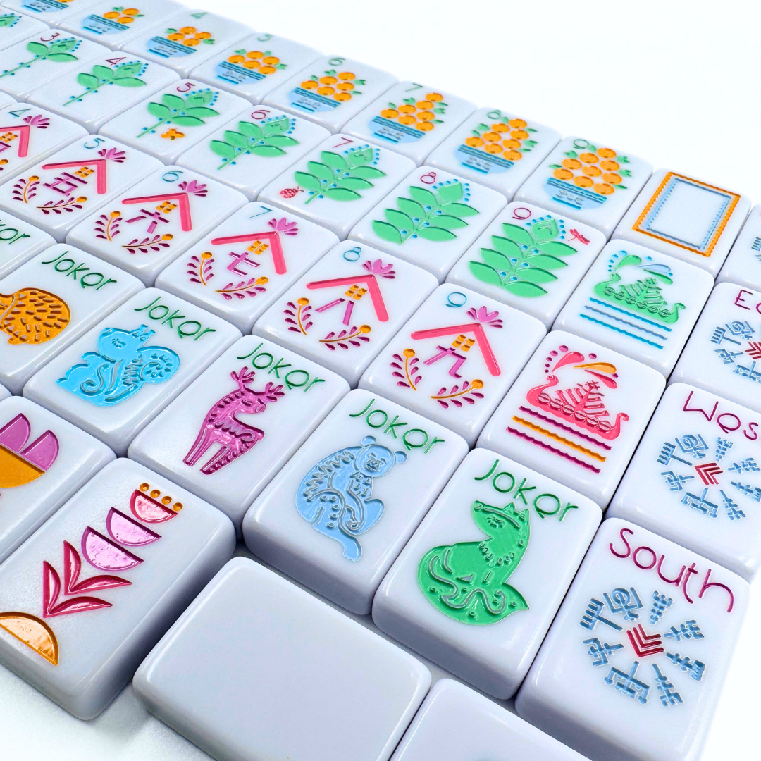 THE SCANDINAVIAN FOLK ART SERIES | Mahjong with Nordic Style