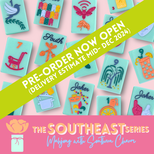 (PRE-ORDER) THE SOUTHEAST SERIES | Mahjong with Southern Charm | American, Chinese, Riichi, Hong Kong, Singaporean