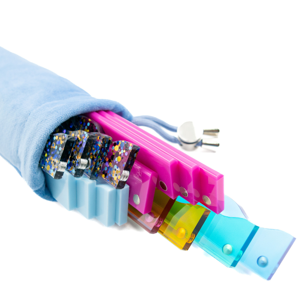 Velvet Mahjong Pusher Bag  |  Fits up to 16 Extra Pushers